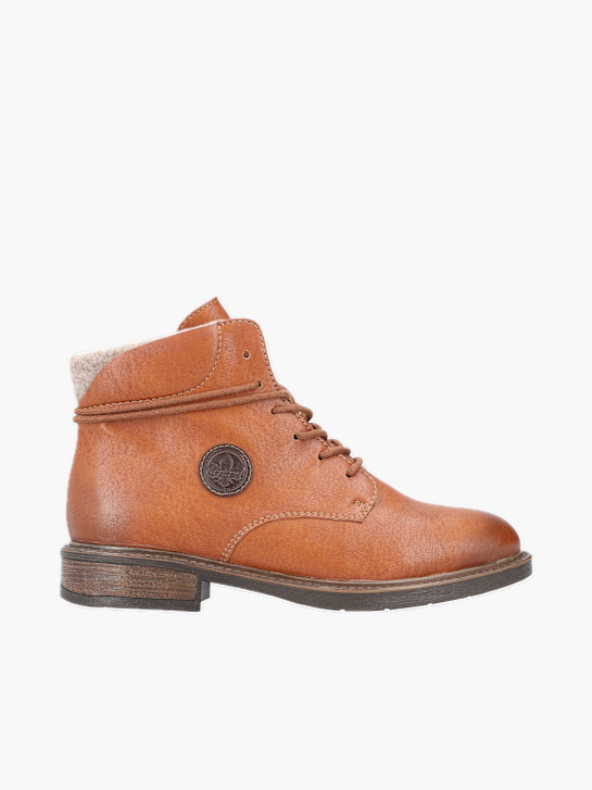 Rieker Damen Schnürstiefel Braun 137392 1