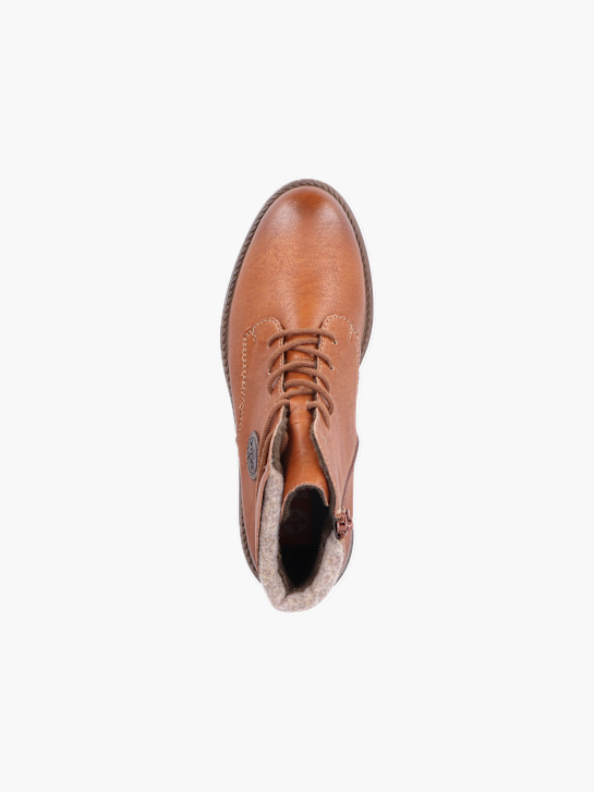 Rieker Damen Schnürstiefel Braun 137392 4