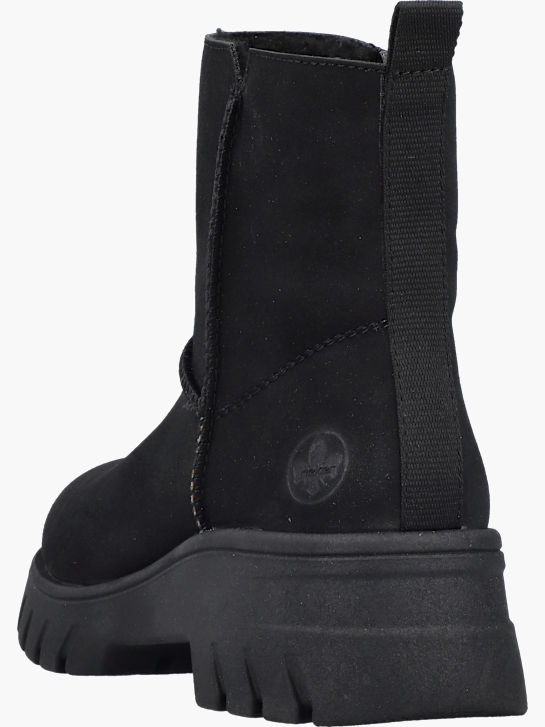 Rieker Damen Kurzstiefel Schwarz 143667 4
