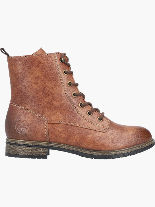 Rieker Damen Schnürstiefel Braun 143668 1