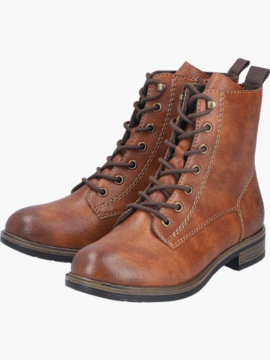 Rieker Damen Schnürstiefel Braun 143668 3