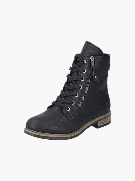 Rieker Damen Schnürstiefel Schwarz 137398 2