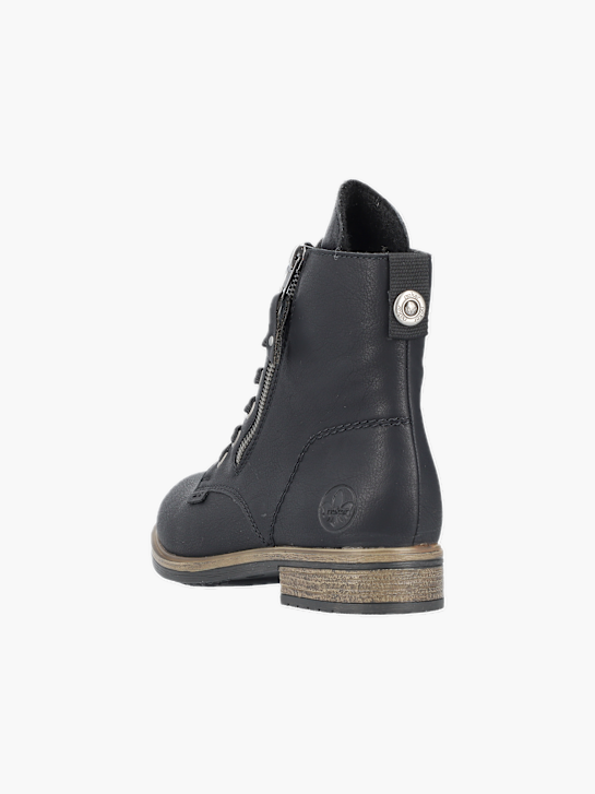 Rieker Damen Schnürstiefel Schwarz 137398 3