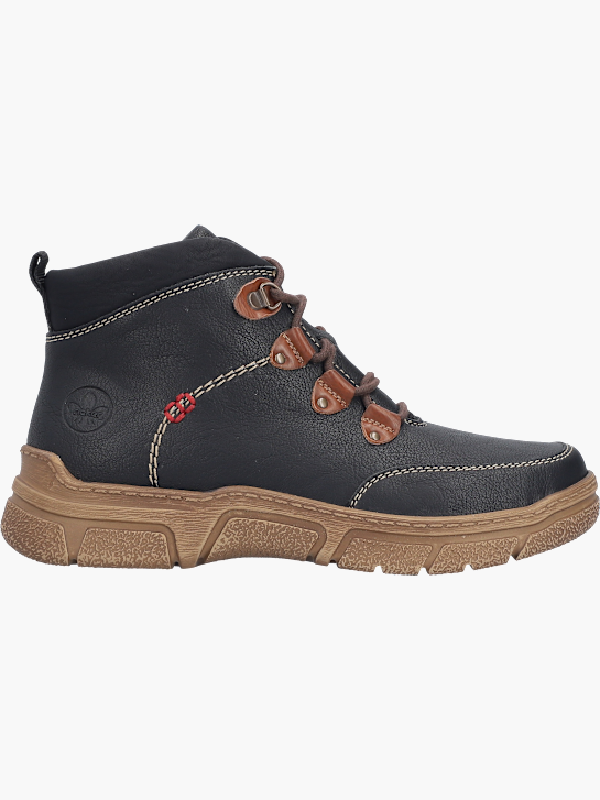 Rieker Damen Schnürstiefel Schwarz 143671 1