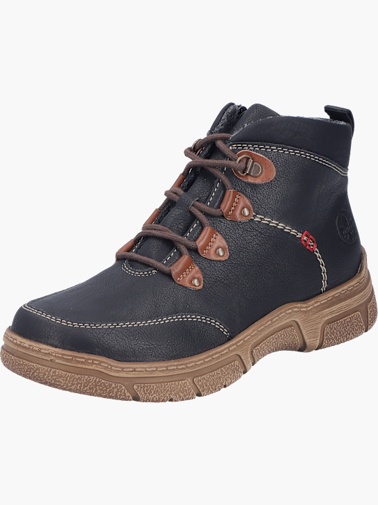 Rieker Damen Schnürstiefel Schwarz 143671 3