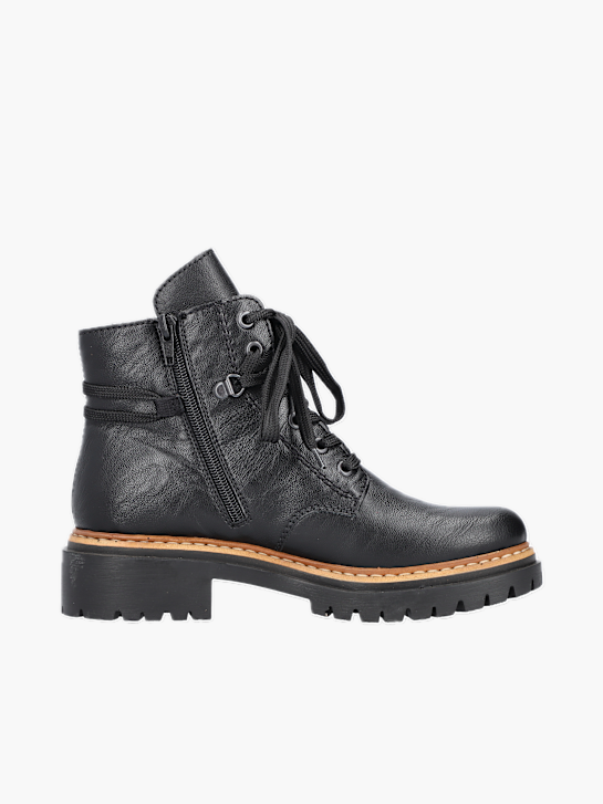 Rieker Damen Biker Boots Schwarz 137404 3