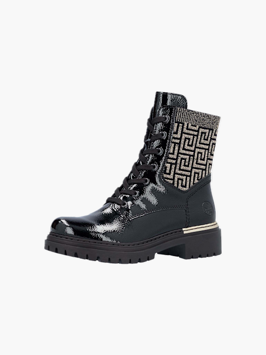 Rieker Damen Biker Boots Schwarz 131329 2