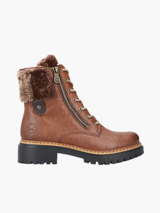 Rieker Damen Schnürstiefel Braun 137405 1