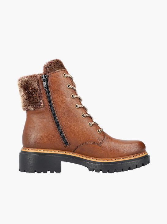 Rieker Damen Schnürstiefel Braun 137405 3