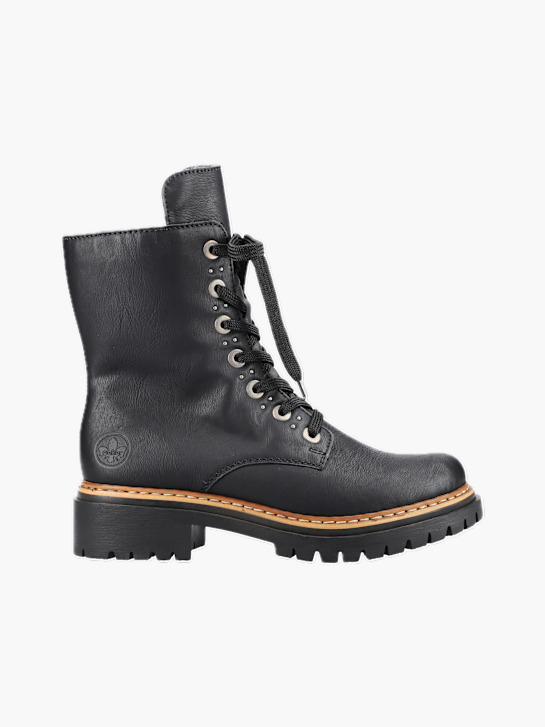 Rieker Damen Biker Boots Schwarz 137408 1