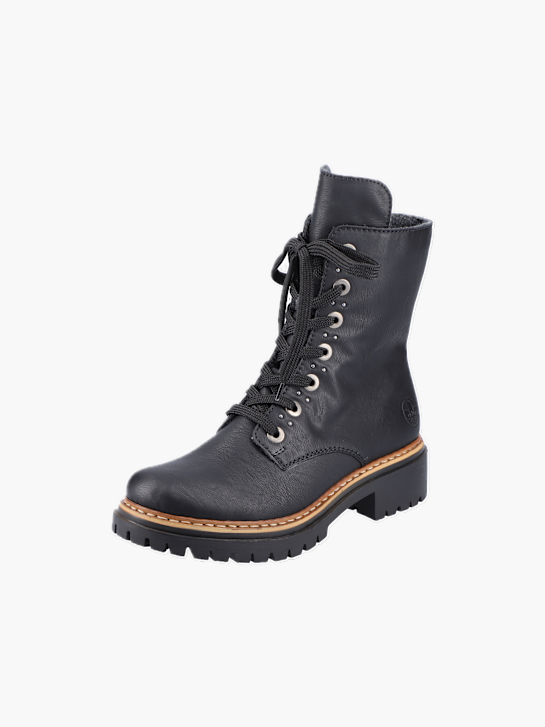 Rieker Damen Biker Boots Schwarz 137408 2