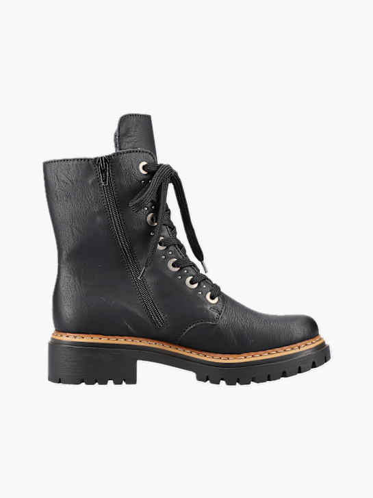 Rieker Damen Biker Boots Schwarz 137408 3