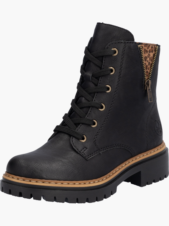 Rieker Damen Biker Boots Schwarz 137409 2