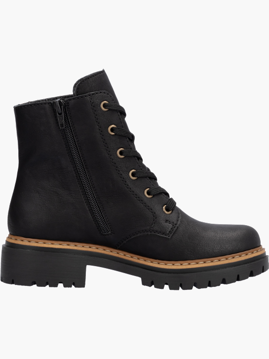 Rieker Damen Biker Boots Schwarz 137409 3