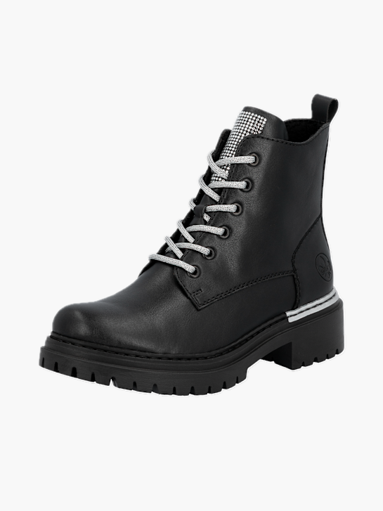 Rieker Damen Biker Boots Schwarz 137410 2