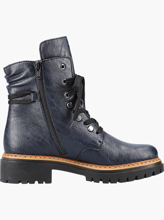 Rieker Damen Biker Boots Blau 143680 3