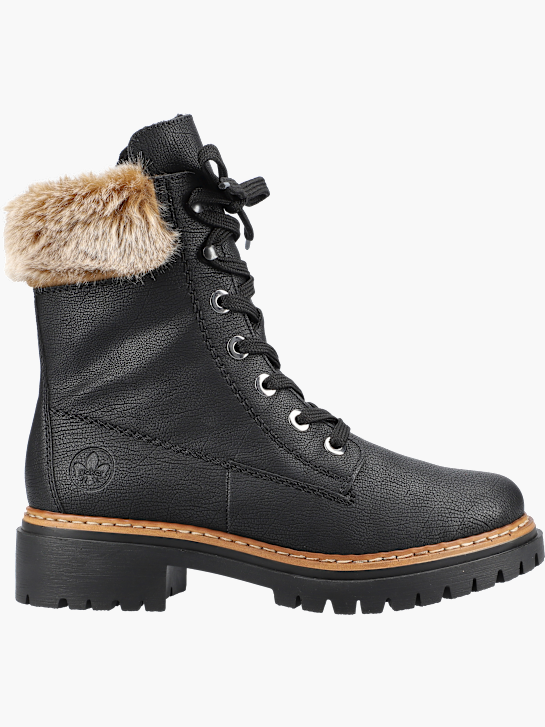 Rieker Damen Schnürstiefel Schwarz 143682 1