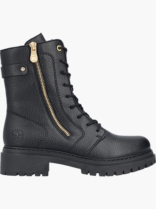 Rieker Damen Biker Boots Schwarz 143683 1