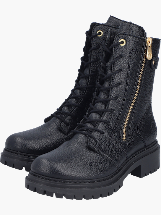 Rieker Damen Biker Boots Schwarz 143683 2