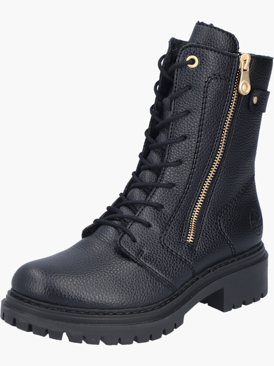Rieker Damen Biker Boots Schwarz 143683 3