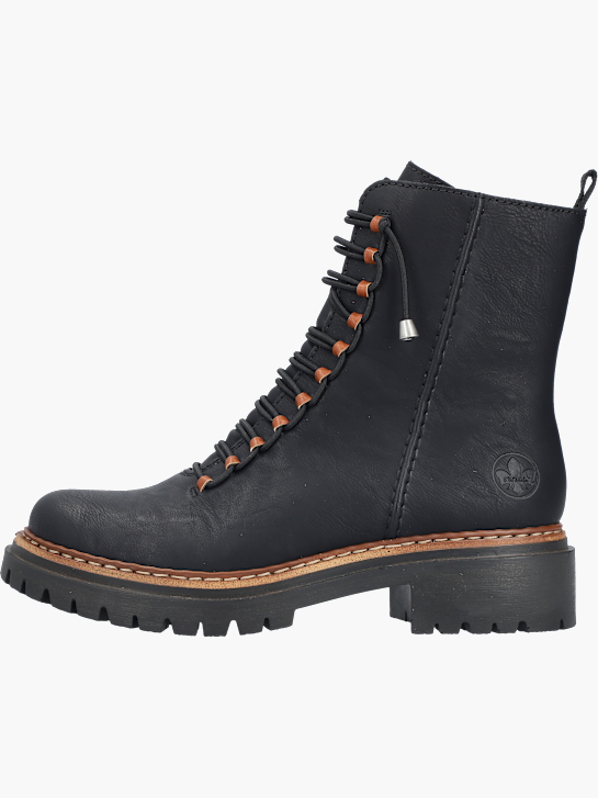 Rieker Damen Biker Boots Schwarz 143684 3