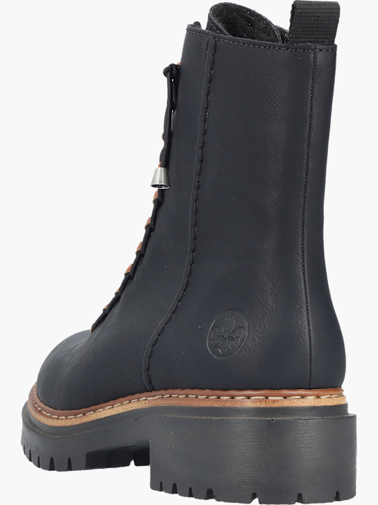 Rieker Damen Biker Boots Schwarz 143684 4