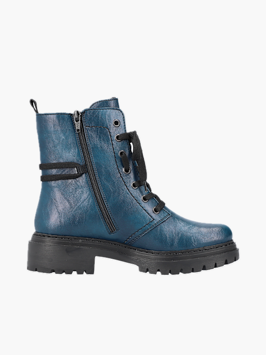 Rieker Damen Biker Boots Blau 137421 3