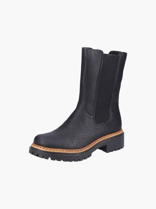 Rieker Damen Chelsea Boots Schwarz 137424 2