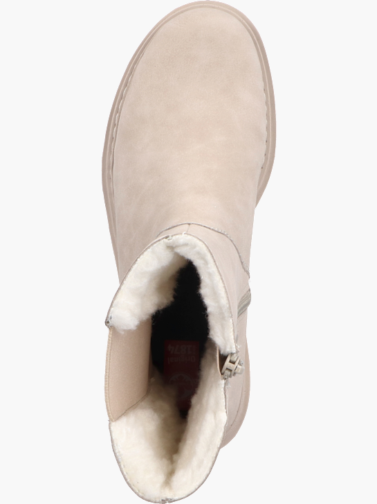 Rieker Damen Chelsea Boots Beige 143685 4
