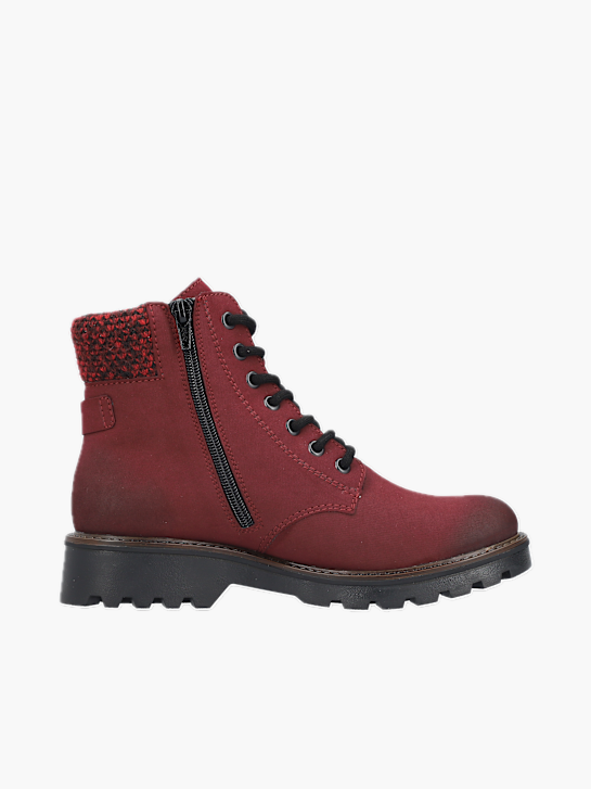 Rieker Damen Biker Boots Rot 137429 3