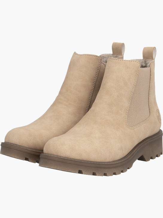 Rieker Damen Chelsea Boots Beige 143688 3