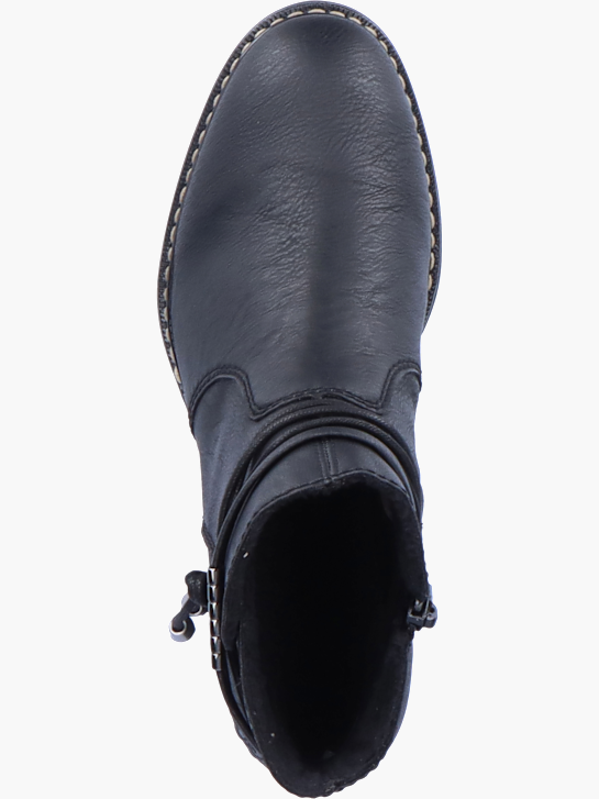 Rieker Damen Stiefeletten Schwarz 143689 4