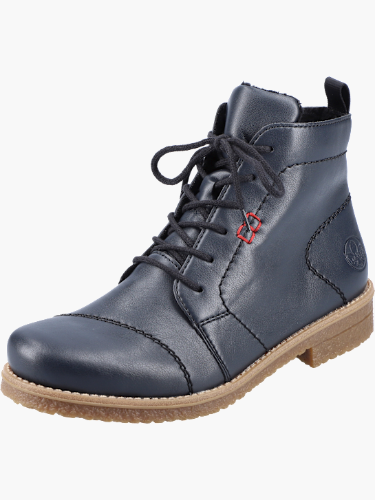 Rieker Damen Schnürstiefel Blau 143690 2