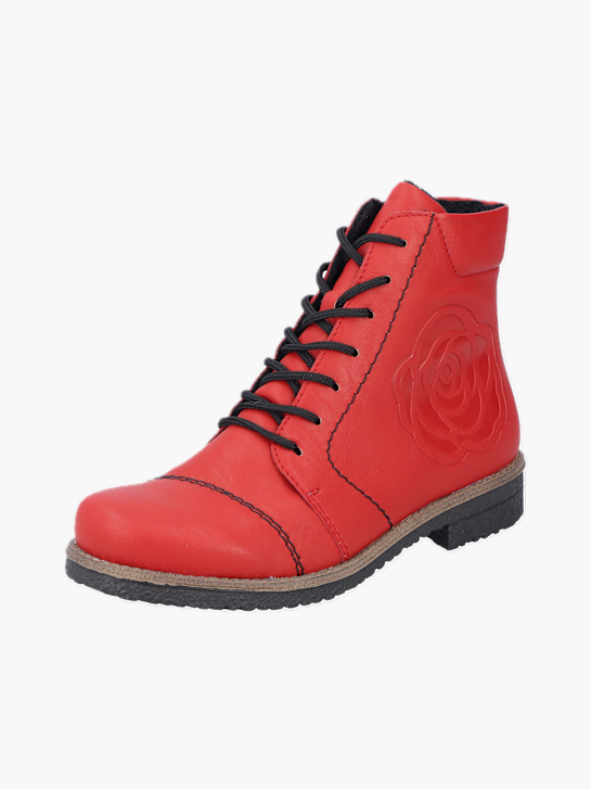 Rieker Damen Schnürstiefel Rot 137441 2