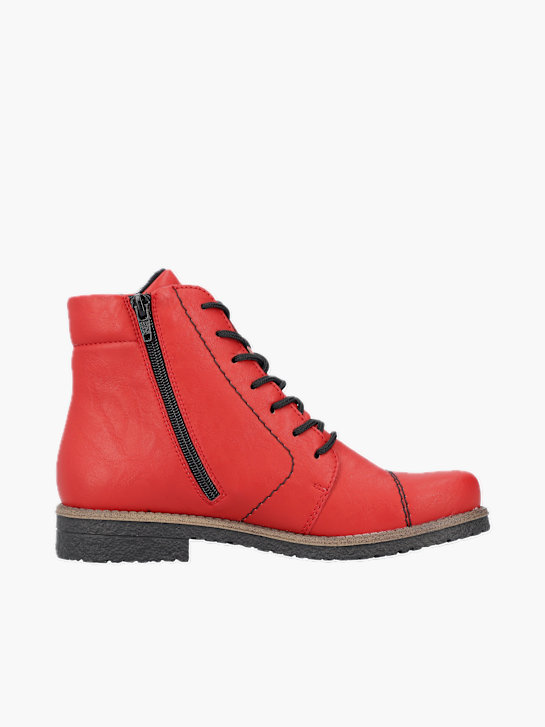 Rieker Damen Schnürstiefel Rot 137441 3