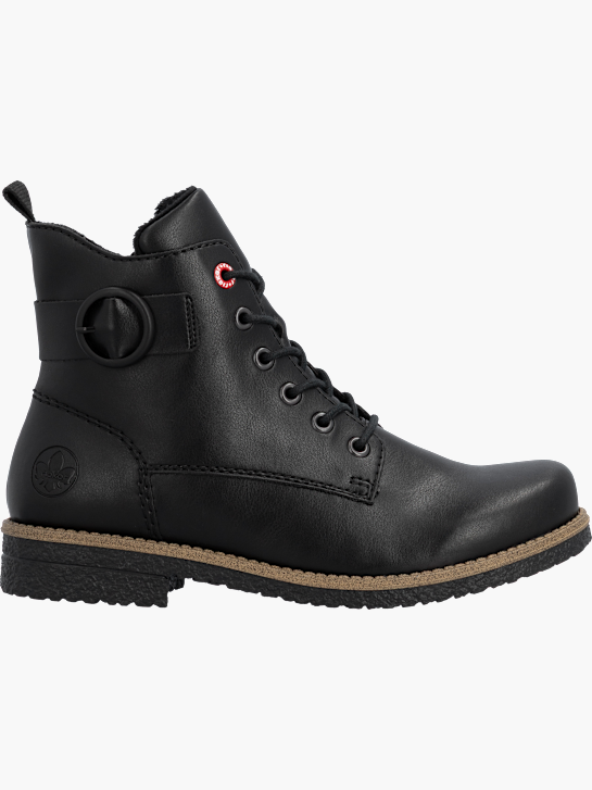 Rieker Damen Schnürstiefel Schwarz 143692 1