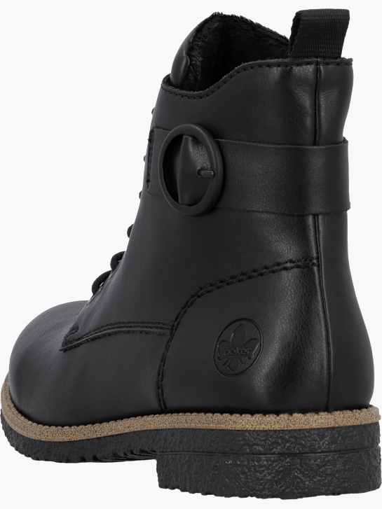 Rieker Damen Schnürstiefel Schwarz 143692 3