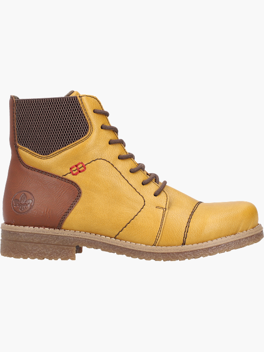 Rieker Damen Schnürstiefel Gelb 143694 1