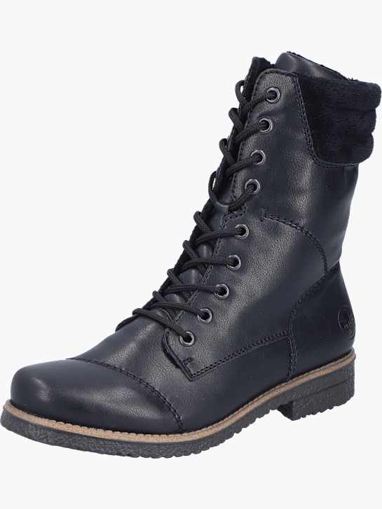 Rieker Damen Schnürstiefel Schwarz 143696 3