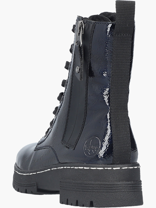 Rieker Damen Biker Boots Blau 143697 4