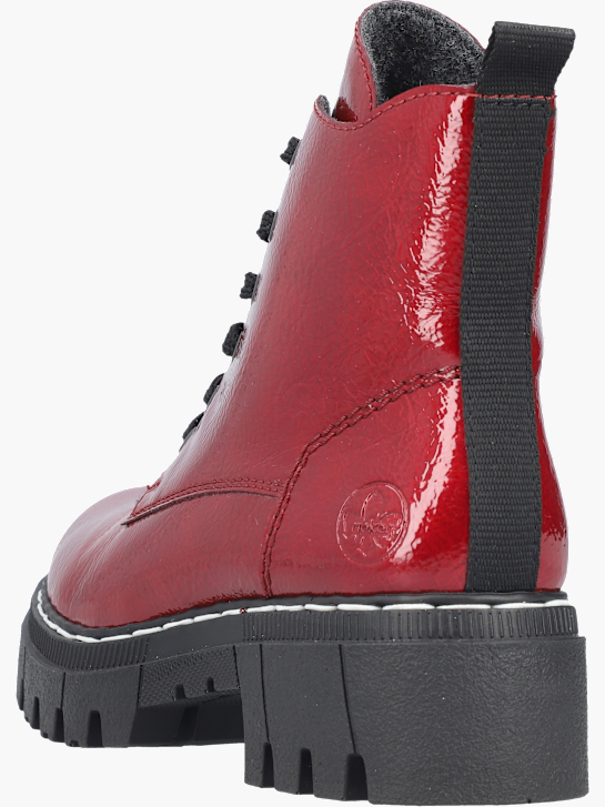 Rieker Damen Biker Boots Rot 143706 4