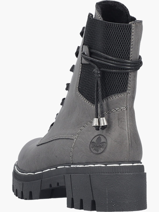 Rieker Damen Biker Boots Grau 143707 4