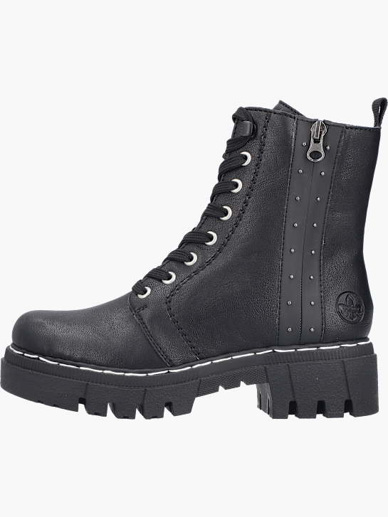 Rieker Damen Biker Boots Schwarz 143708 2