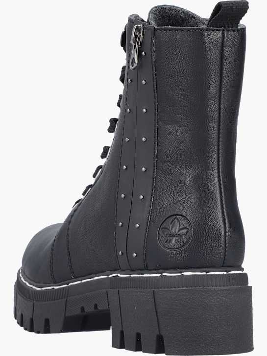 Rieker Damen Biker Boots Schwarz 143708 4