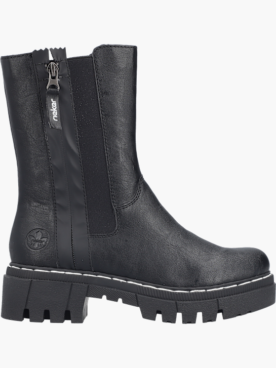 Rieker Damen Chelsea Boots Schwarz 143710 1