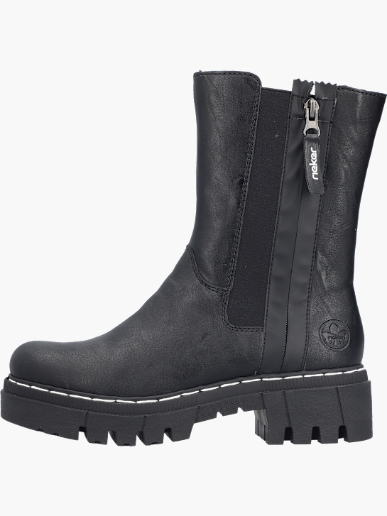 Rieker Damen Chelsea Boots Schwarz 143710 2
