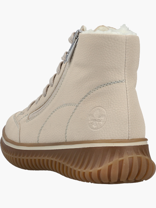 Rieker Damen Schnürstiefel Beige 143711 4