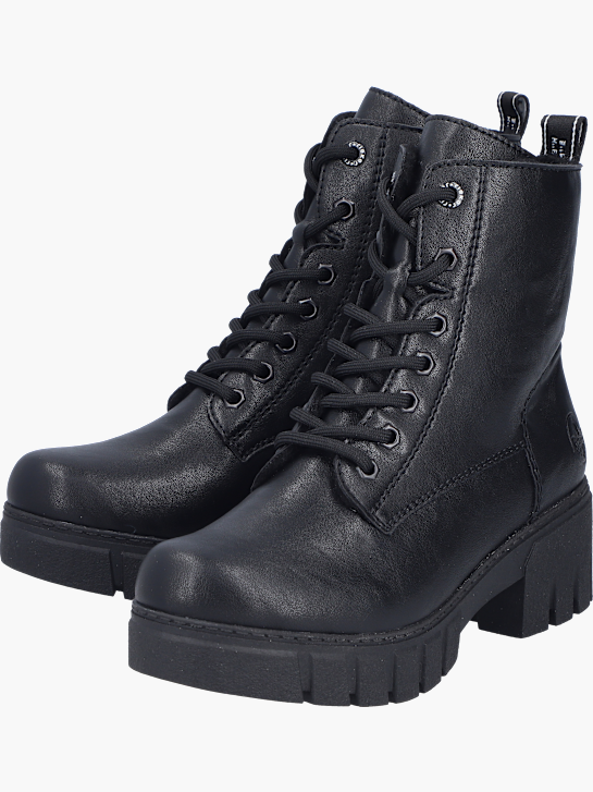 Rieker Damen Biker Boots Schwarz 143712 2