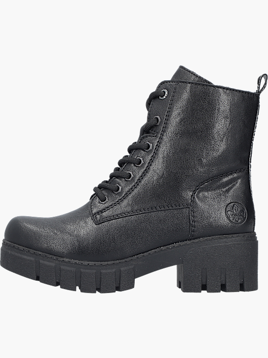 Rieker Damen Biker Boots Schwarz 143712 3