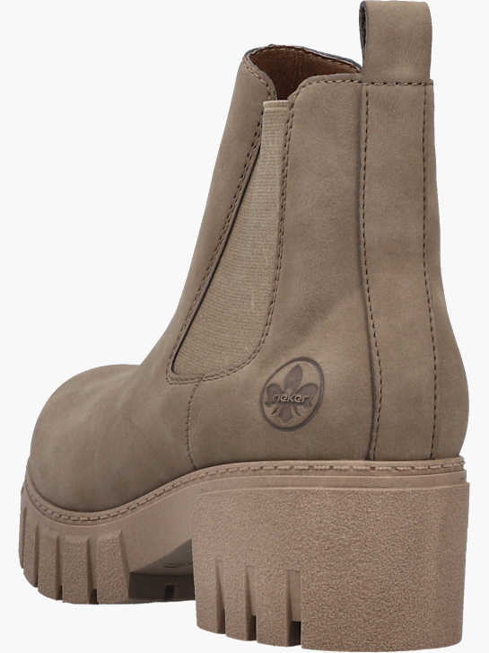 Rieker Damen Chelsea Boots Beige 143715 4